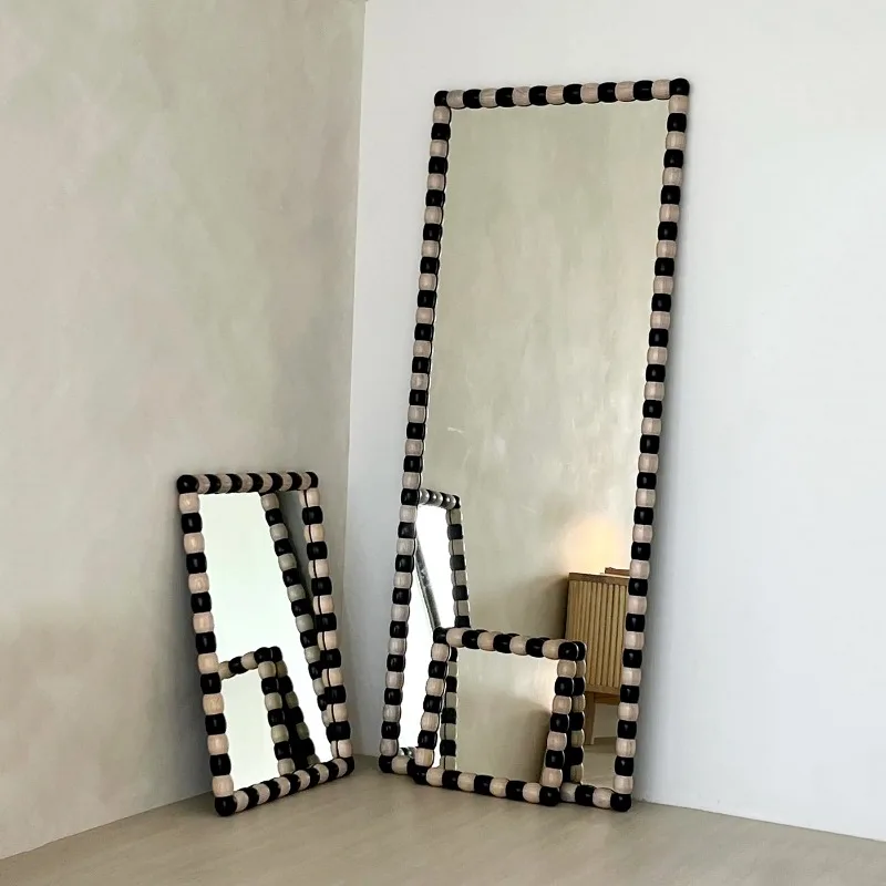 r*-Big Standing Mirror Decoration Barber Plastic Square Makeup Dressing Table Small Full Mirror Body Long Espelhos Home Products