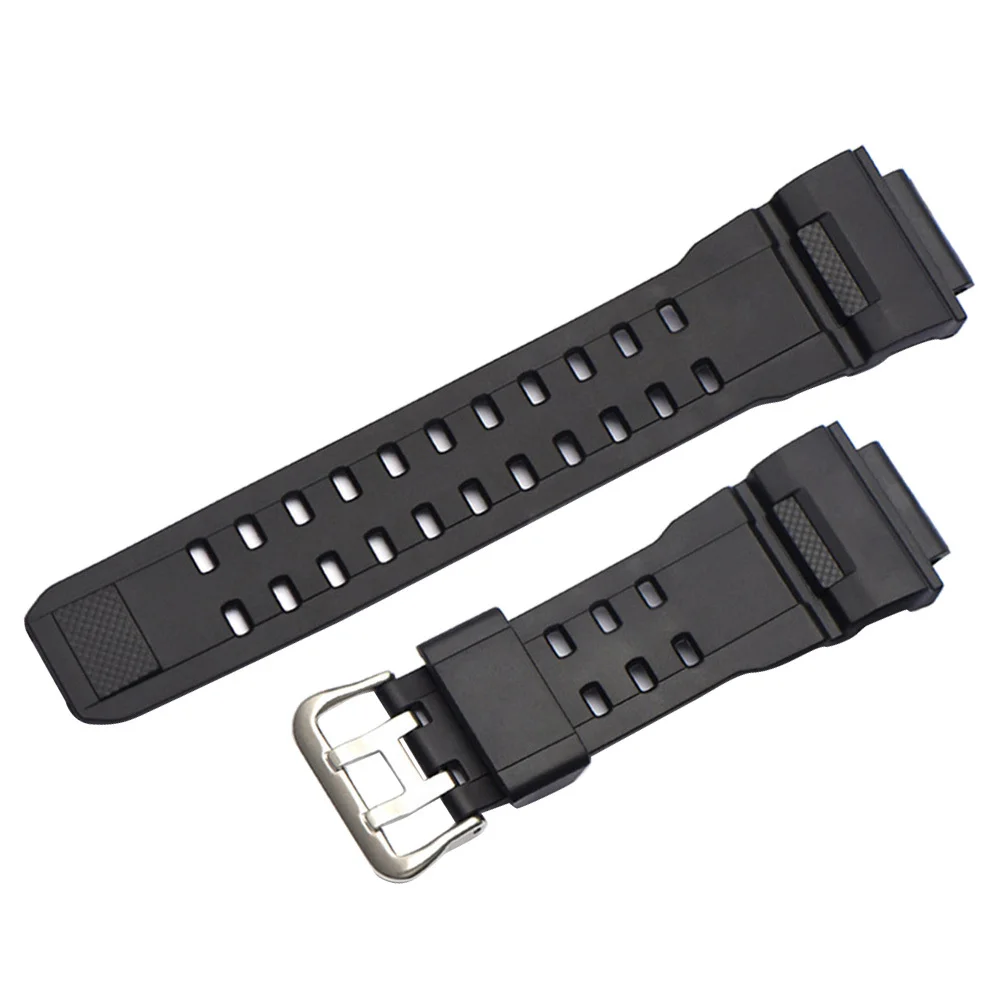 

Resin Watchband in Black 1 Piece PU Strap for Men and Women Replaceable Fashion Accessory Comfort Fit All-Day Wear Trendy Look