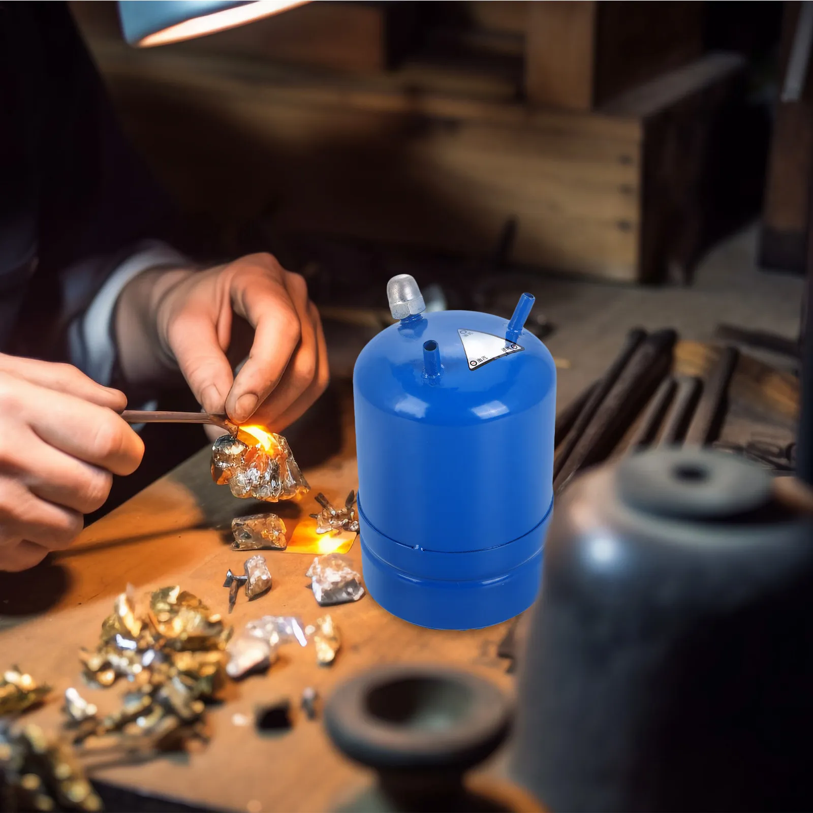 

Усиленный синий масленка-дозатор с одной трубкой для точной подачи масла при сварке золота, серебра, меди и ювелирных изделий, с носиком