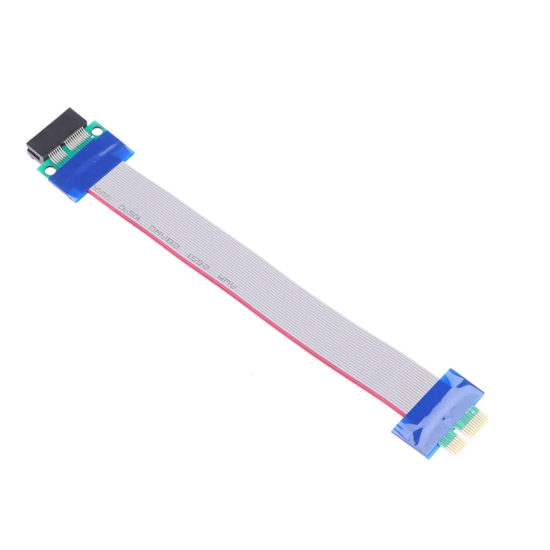 PCI Expres X1 PCI E Riser Card Extender Extension Ribbon Flexible Relocate Ribbon PCIE Extension Cable Adapter