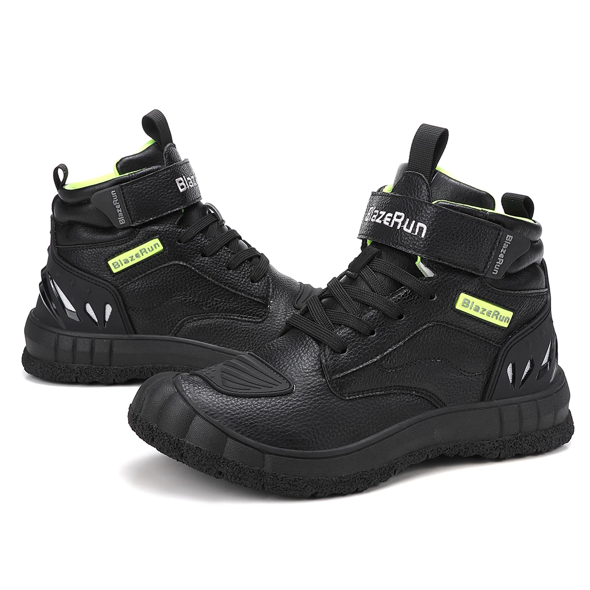 New Motorcycle Boots Men Leather Motos Breathable Anti Slip Wear-resistant Riders Boots Motorbike Racing Ankle Length Shoes