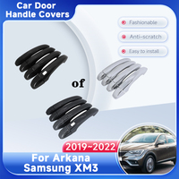 Car Handle Covers For Renault Arkana B0+ LJC CMF-B LJL Renault Samsung XM3 Megane Conquest 2019 2020 2021 2022 Decor Accessories