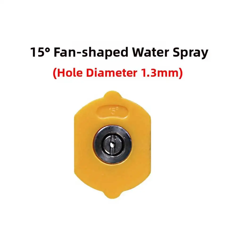 1pc Pressure Washer Swivel Coupling With 5 Interchangeable Spray Nozzle Tips 4500 PSI 1/4 Inch Female Quick Connector
