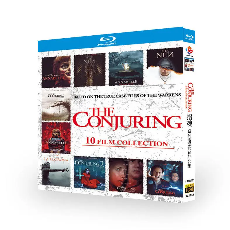 

The Conjuring Film Series 10 Movies Collection Blu-ray Disc Box Set with English Chinese Japanese and Korean Subtitles