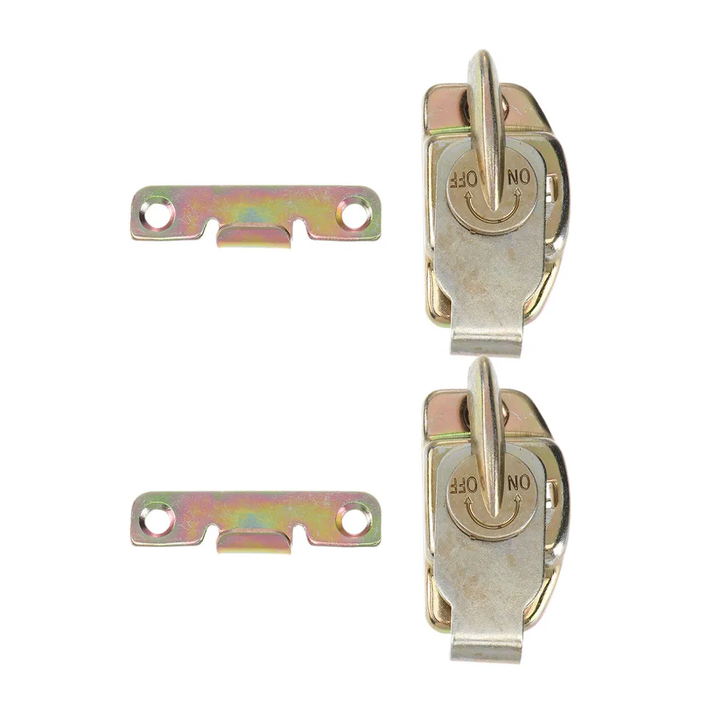 2Pcs Lock Buckle Abalone Fasteners Table Leaf Locks Tension Connectors for Dining Office Conference Tables Cabinet Door Buckle