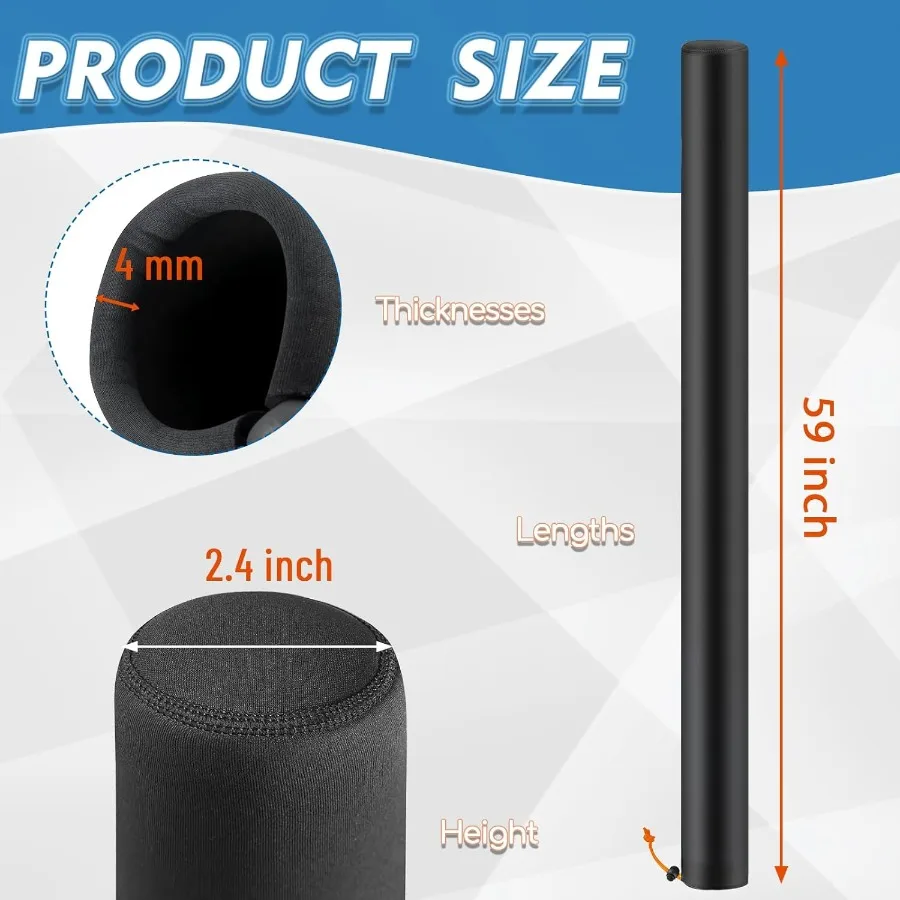 أغطية عمود توجيه مقطورة القارب - أغطية عمود توجيه القماش شديدة التحمل للمقطورة من النيوبرين للتزلج على شكل قارب نفاث #2