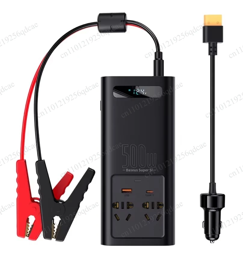 500W Pure Sine Wave Inverter 12V to 220V 110V Current Converter Europe Camper EU US 300W Auto Power Socket Car Inverters