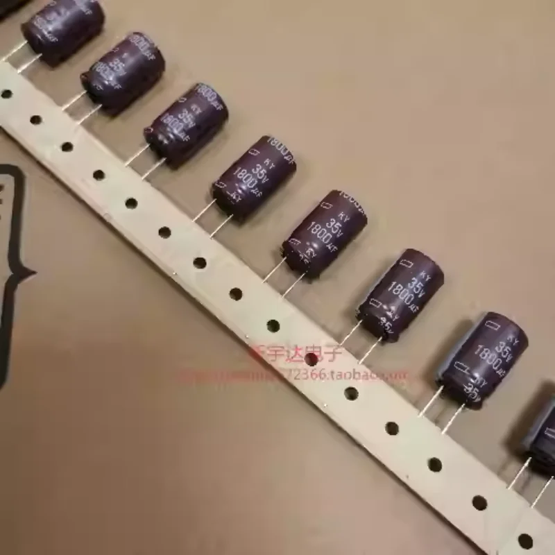 

10-100PCS 35V1800UF 16X25 Japanese Black Diamond KY high-frequency low resistance 1800UF35V original electrolytic capacitor