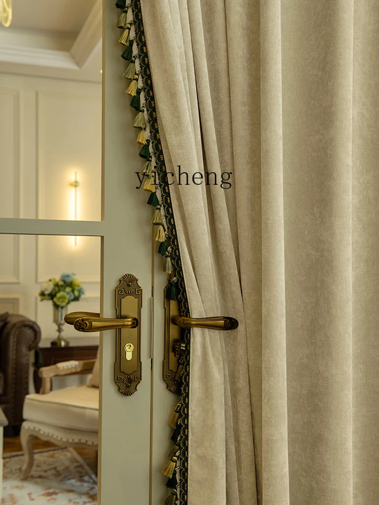 QZT Curtains for Bedroom and Living Room, Elegant Large Villa Room
