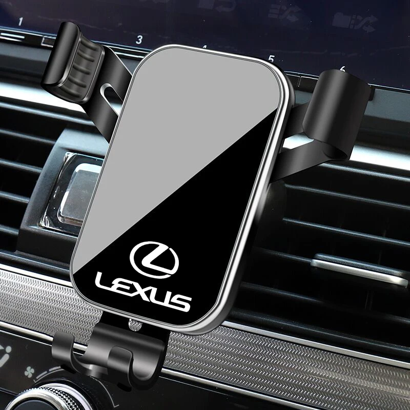 ABS حامل هاتف السيارة 360 دوران الجاذبية السيارات قبضة قوس لكزس F SPORT GX460 Ct200h IS250 ES 220D IS200 Fsport GS GX IS