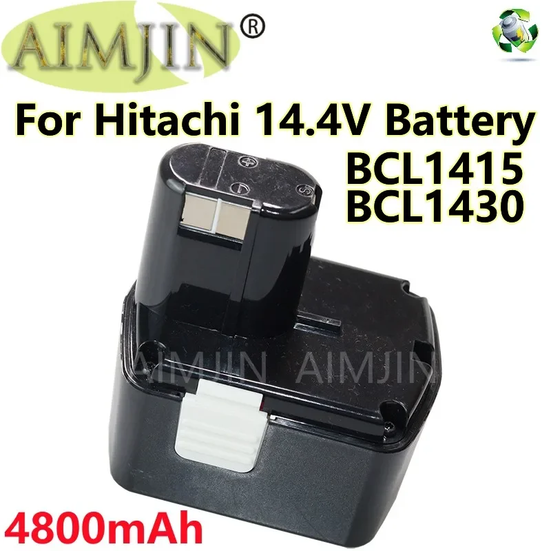 14.4V 4800mAh For Hitachi EB1414S EB14B EB1412S Rechargeable Battery EB14S DS14DL DV14DL CJ14DL NI-MH Replace battery