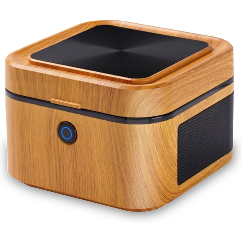 

Многофункциональная бездымная пепельница Lonhomon, USB перезаряжаемая пепельница с фильтром HEPA для домашнего офиса, автомобиля, в помещении, на открытом воздухе - коричневая