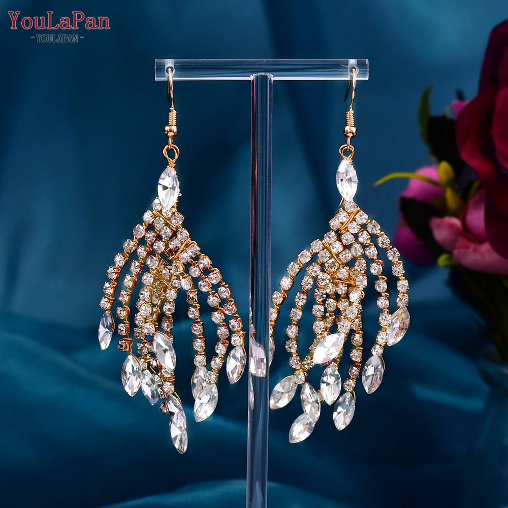 YouLaPan Wedding Tiara Rhinestone Headband Bridal Crown Woman Hair Ornaments Wedding Hair Accessories Brides Headdress HP374