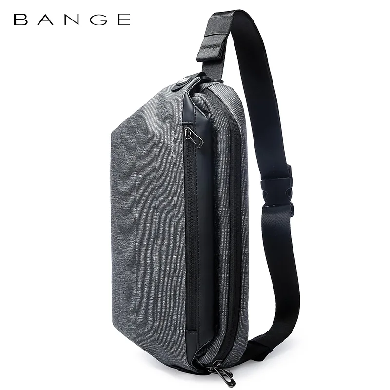 BANGE Sling bag Package DX3 Waterproof and Erosion Resistant Young Fashion Sports Chest Bag Short Trip Messengers Bag