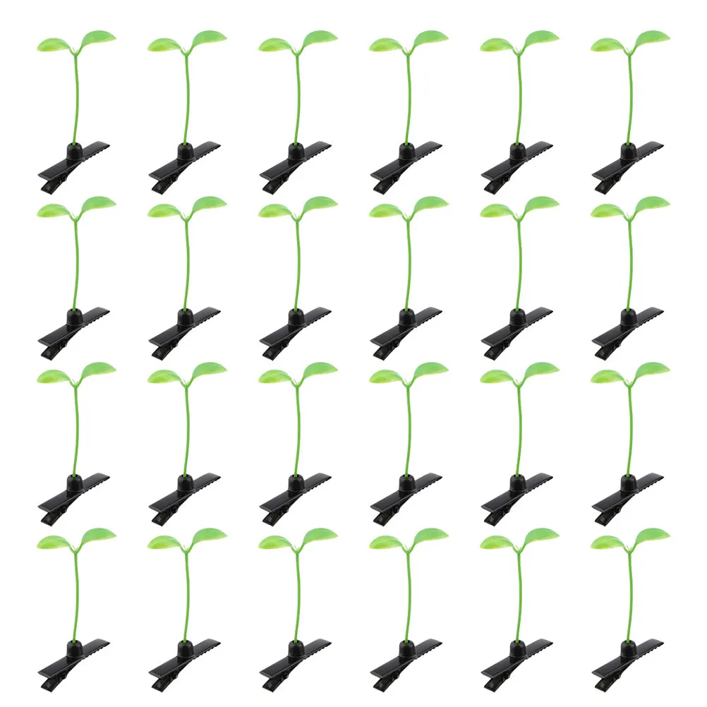 

70 мини-заколок для волос в форме ростков, милые маленькие заколки-крабики для очаровательных причесок, портативные легкие украшения для волос на любой случай