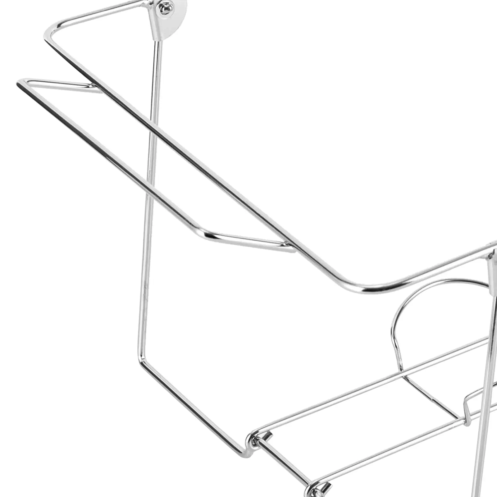 Gdrasuya10 12 قطعة من حامل البوفيه القابل للطي - رف غضب معدني مع حامل إطار سلكي - صواني تقديم وتدفئة الطعام - مستلزمات تقديم الطعام #3