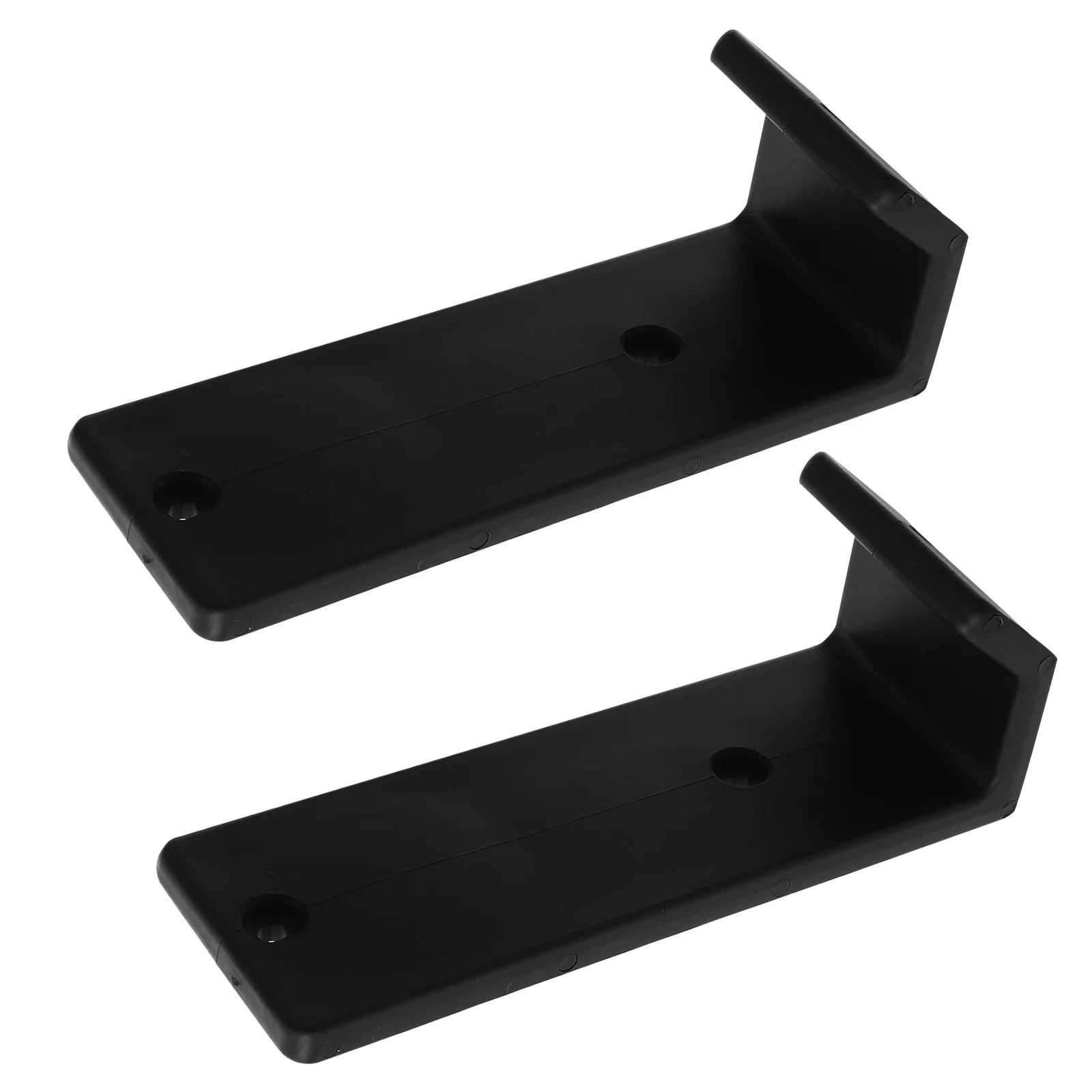 

1Pair Heavy Duty Squat Rack J Hooks Barbell Holder Plastic Gym Equipment Accessories Storage Rack Space Saving Gym Hangers