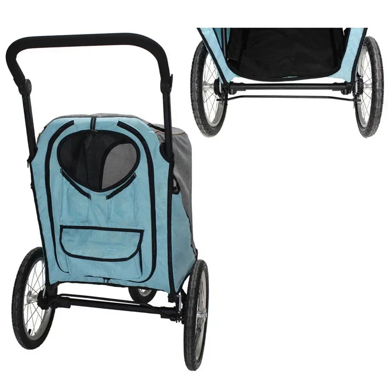 3-wielige luxe kinderwagen voor grote honden