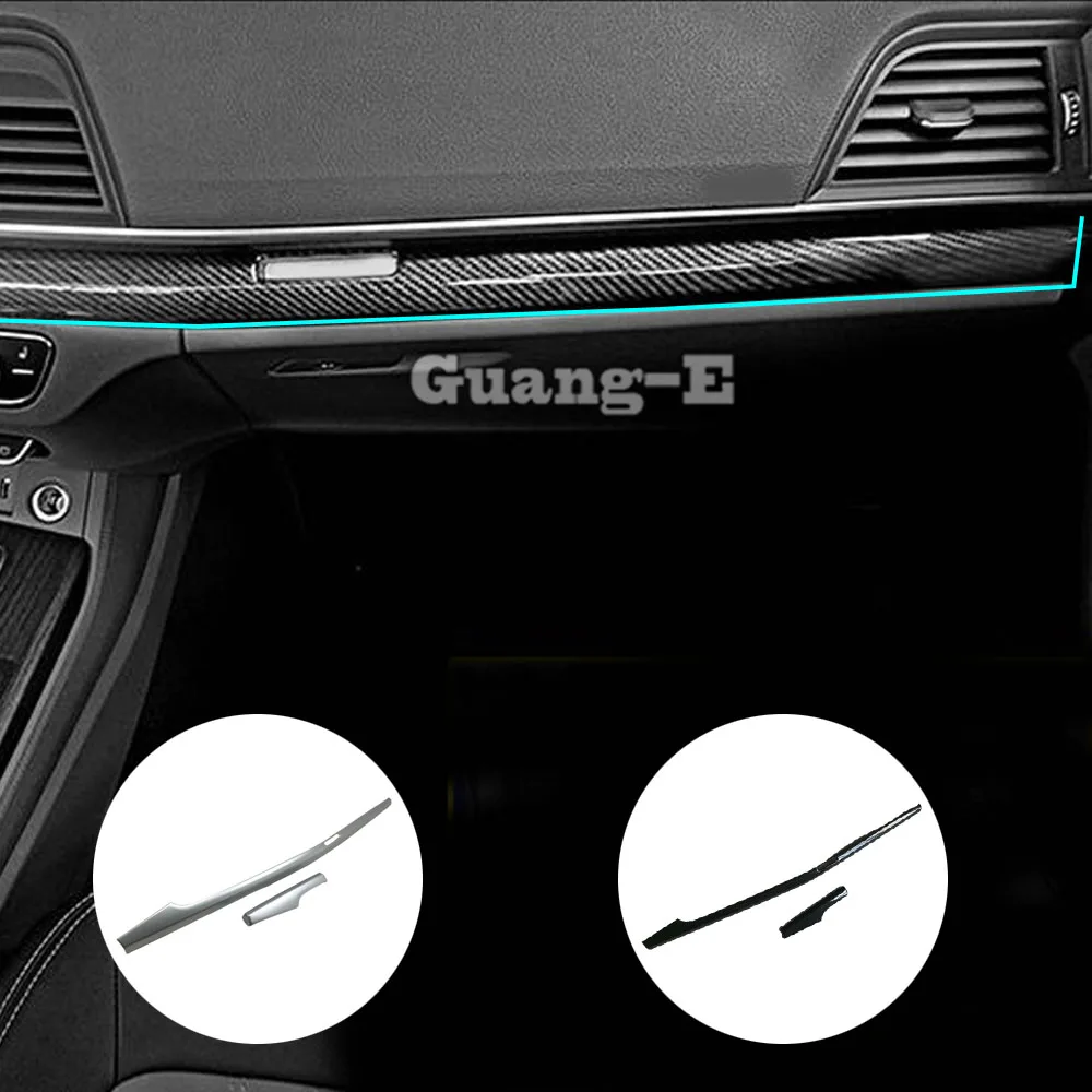 

Car Sticker Middle Console Central Control Navigation Air-Condition Trim Frame For Audi Q5 Q5L 2018 2019 2020 2021 2022 2023