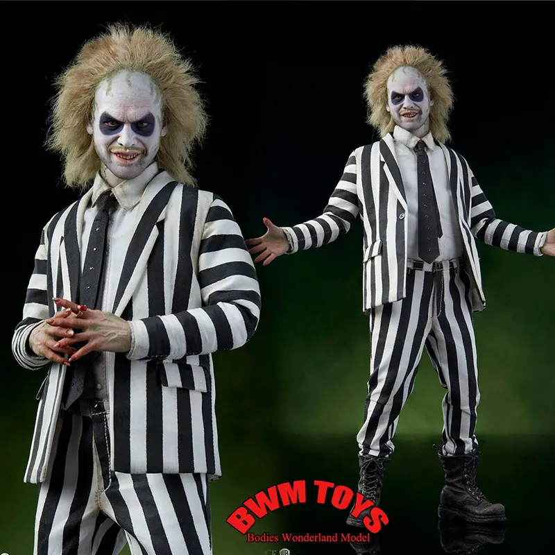 

In Stock Sideshow 1/6 Scale Underworld Mage Michael Keaton Black Striped Suit Male Soldier 12inch Action Figure Doll Collection