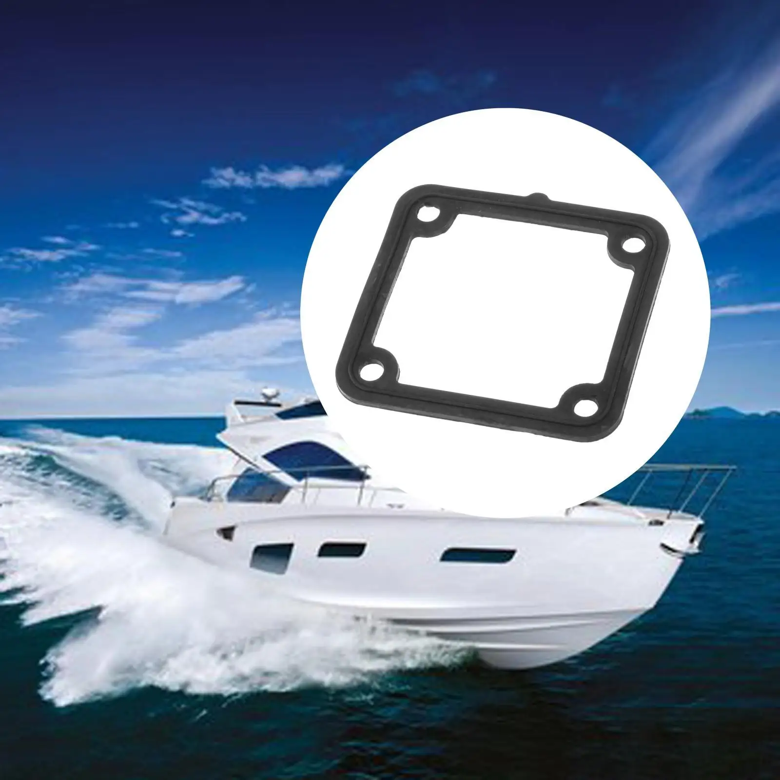 Durable Plastic Fuel Meter Gasket Vehicle Boat Intake Parts for Yamaha Outboard Engines 6Y1-24268-00