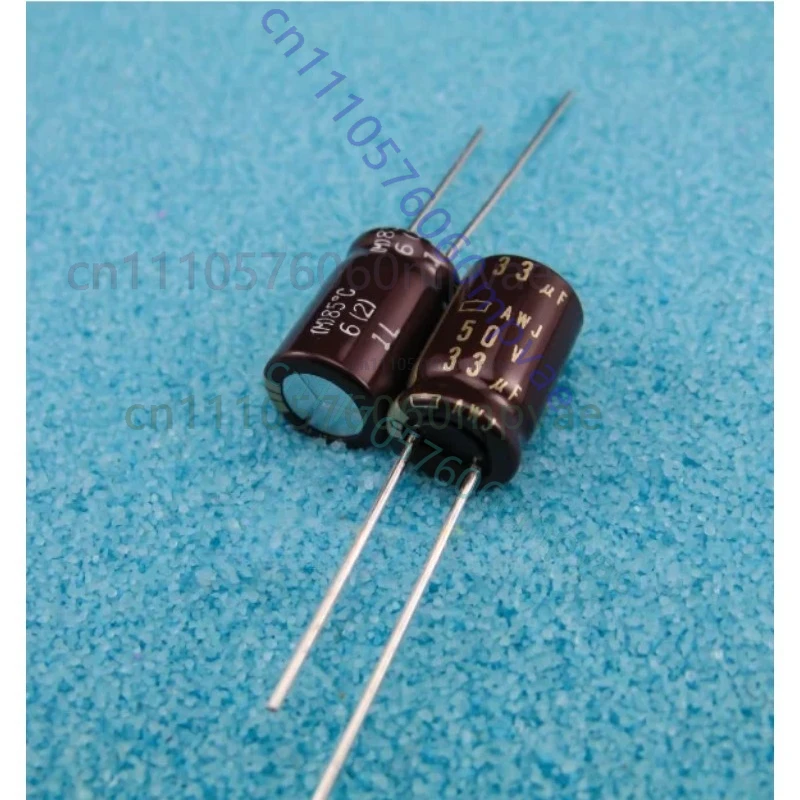 20-ピース-ロットオリジナル日本-nippon-awj-50v-33uf-10x16mm-オーディオアルミ電解コンデンサ