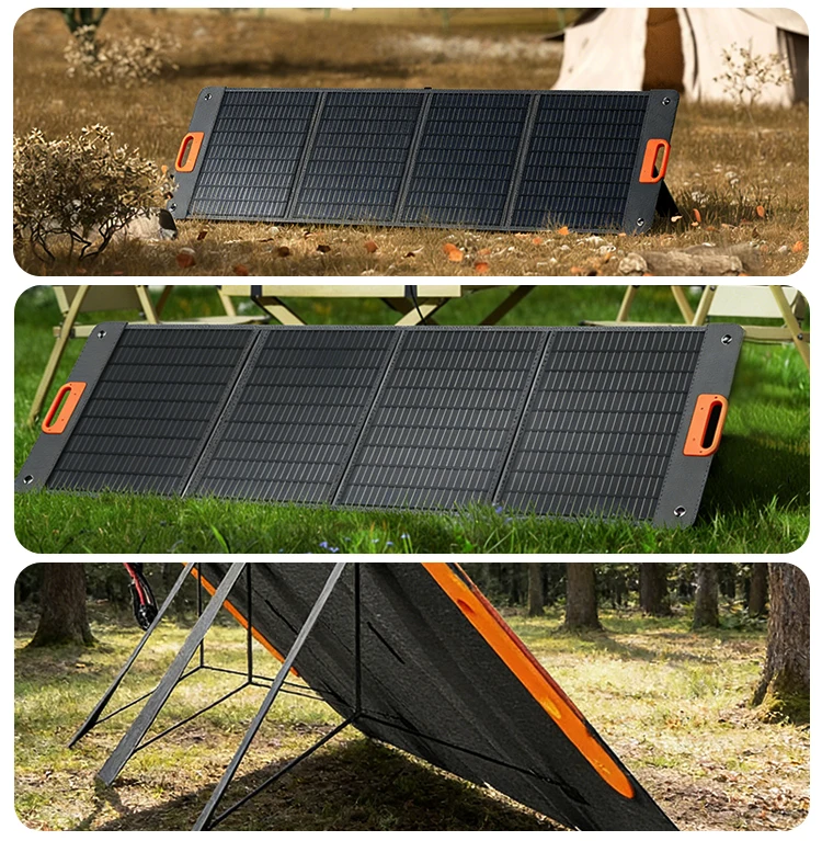 200W Faltbare Solarmodule 100W Zelle Tragbares 420W Solar-Ladepanel Komplettset für Outdoor-Tourismus Camping Powerstation – Detail 5