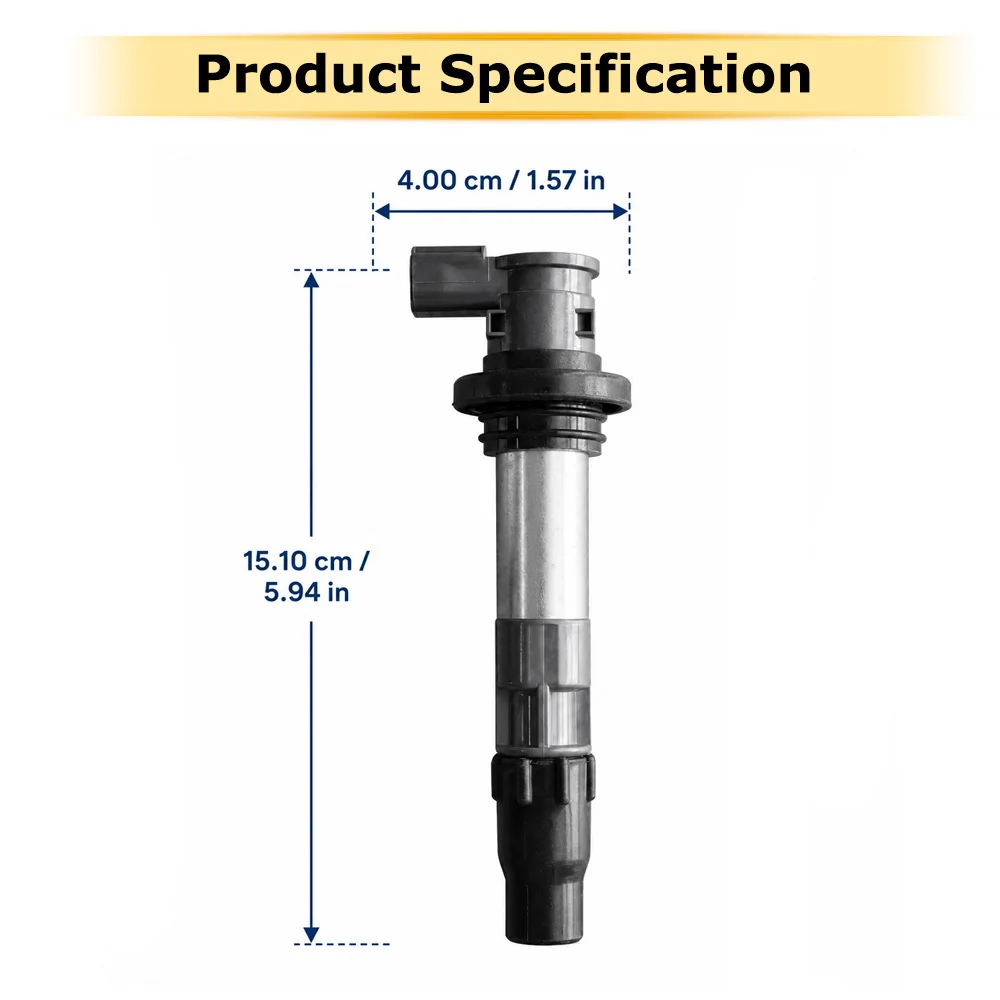 Motorcycle Ignition Coil Set 33410-37H00,129700-5140,  J0514 For Suzuki GSR600 GSR600A GSR600U GSR600UA GSX-R600 GSX-R600Z