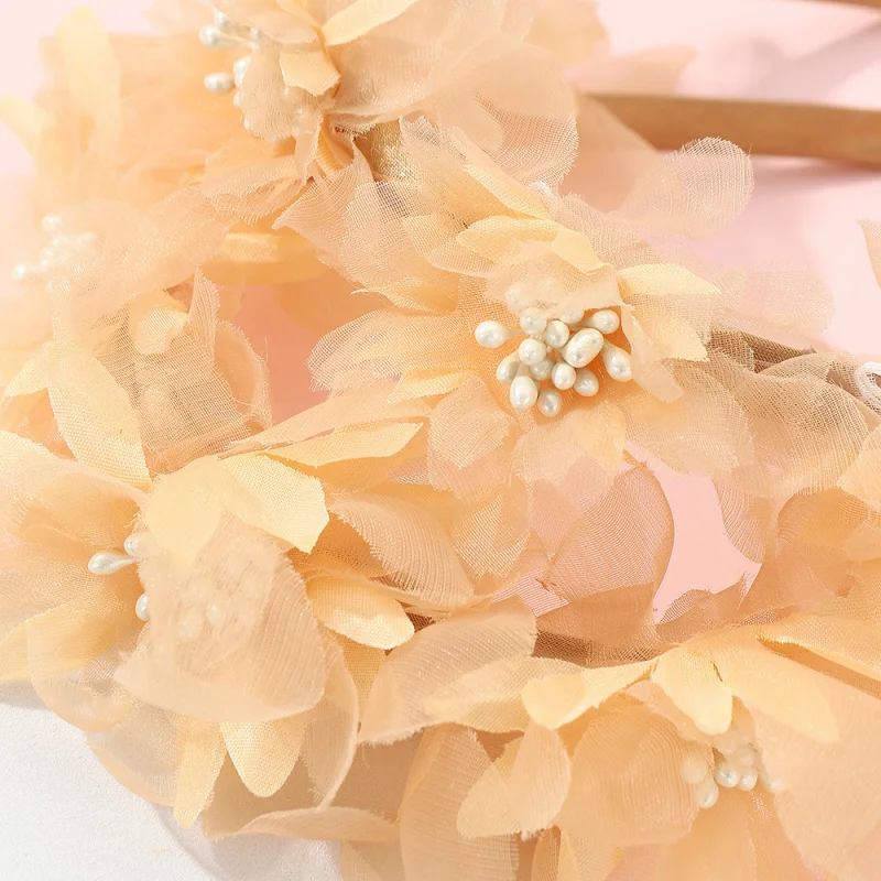 2pcs/set Fresh Flower Headband – Textured Blooms for a Soft, Feminine Daily Look.