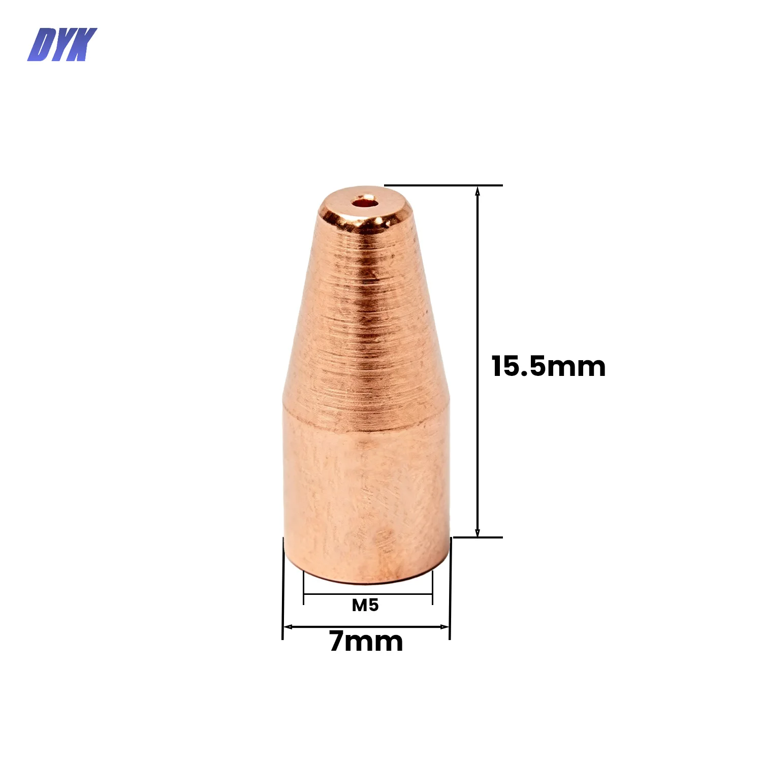 10Pcs/lot 0.8/1.0/1.2/1.6/2.0 Laser Welding Wire Guide Nozzles M5 Handheld Welding Gun Laser Wire Feed Nozzle for SUP WSX HANWEI