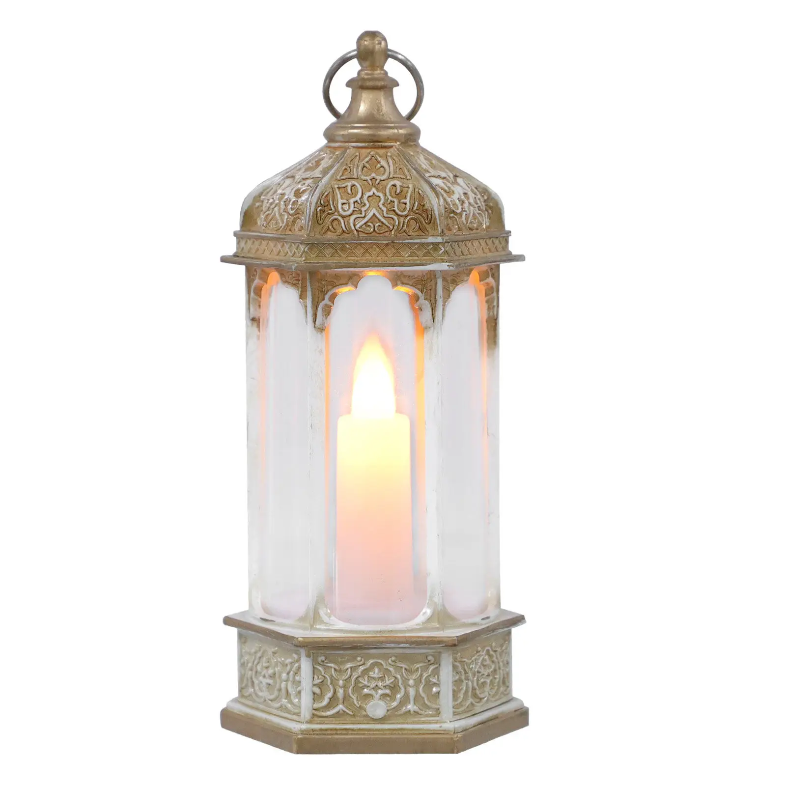 Ramadan Candle Lantern LED Night Lamp Decor Creative Indoor Room Light for Home Office Living Room Shopping Mall Festival