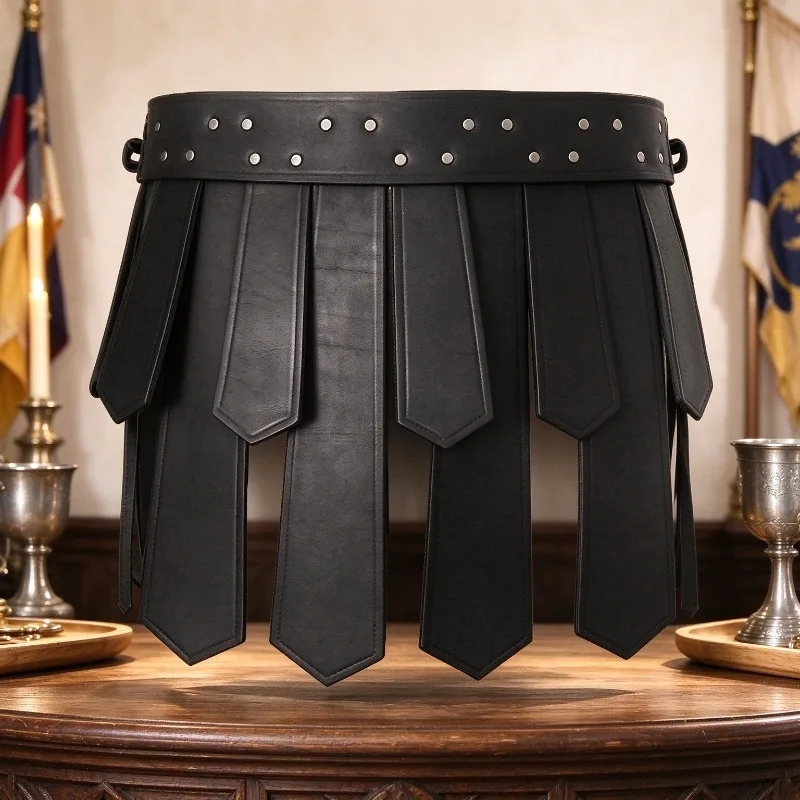 Vintage European Roman Warrior Skirt Gladiator Role Play Outfit Fancy Dress Cosplay Set view 5
