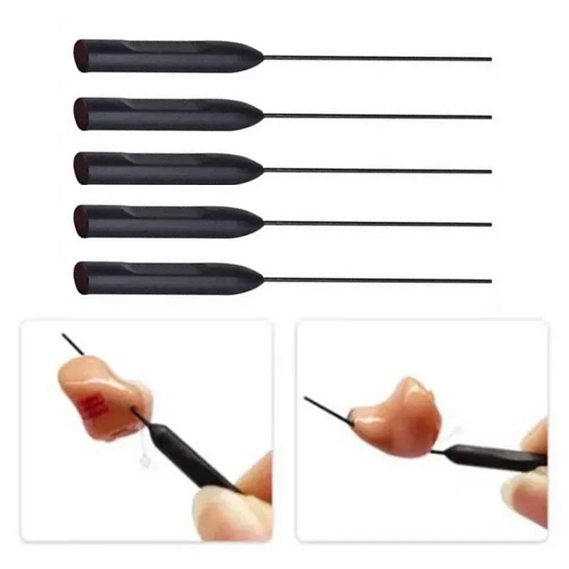 A Lot 5pcs Hearing Aid Ventilation Rod Amplifier Cleaning Brush Hearing Aid Hole Cleaning Dust Earwax Tool Accessories