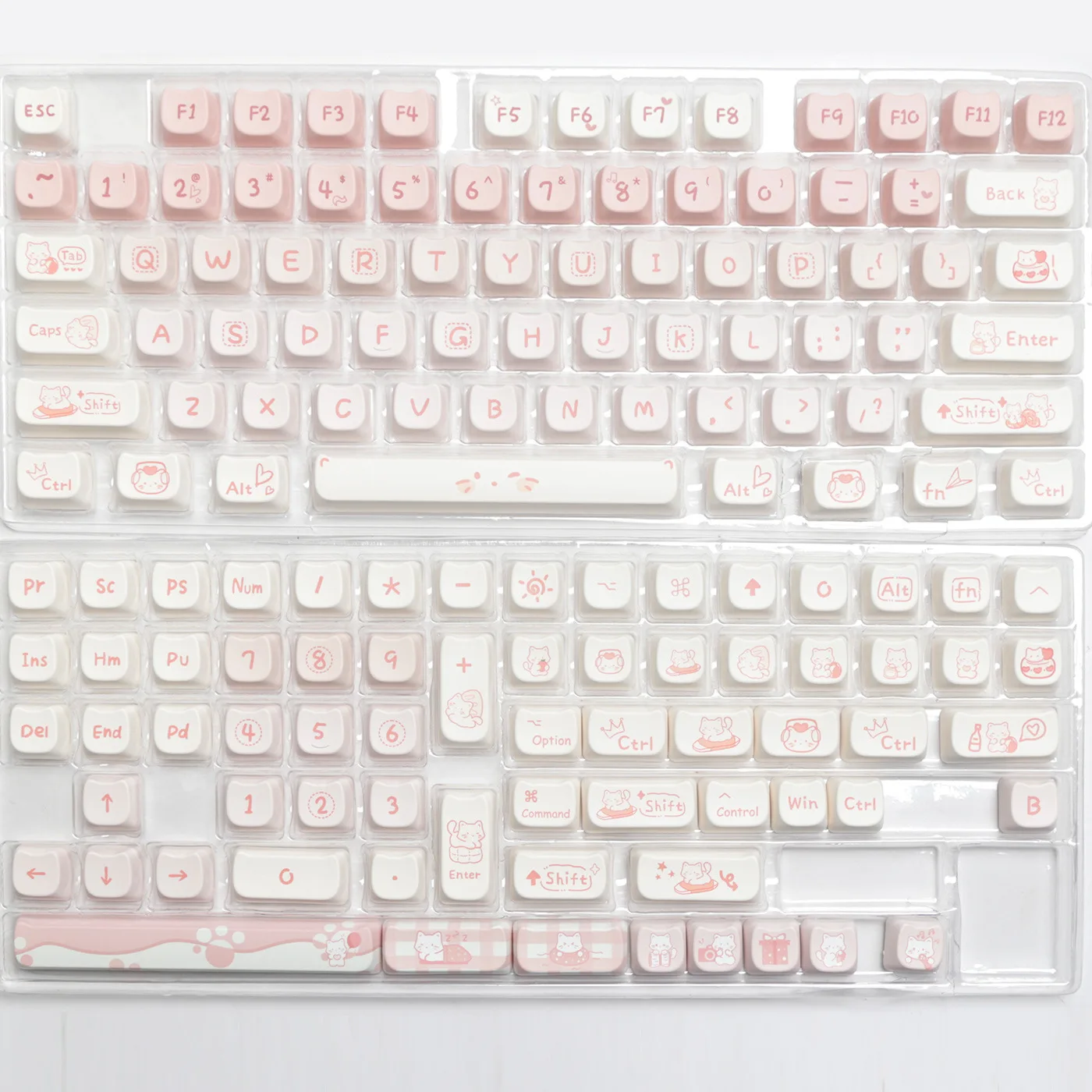 Party Kitten Keycap Cat MAO Highly Cute MAC Sublimation HI75 HI8 S99 F99 104 F87