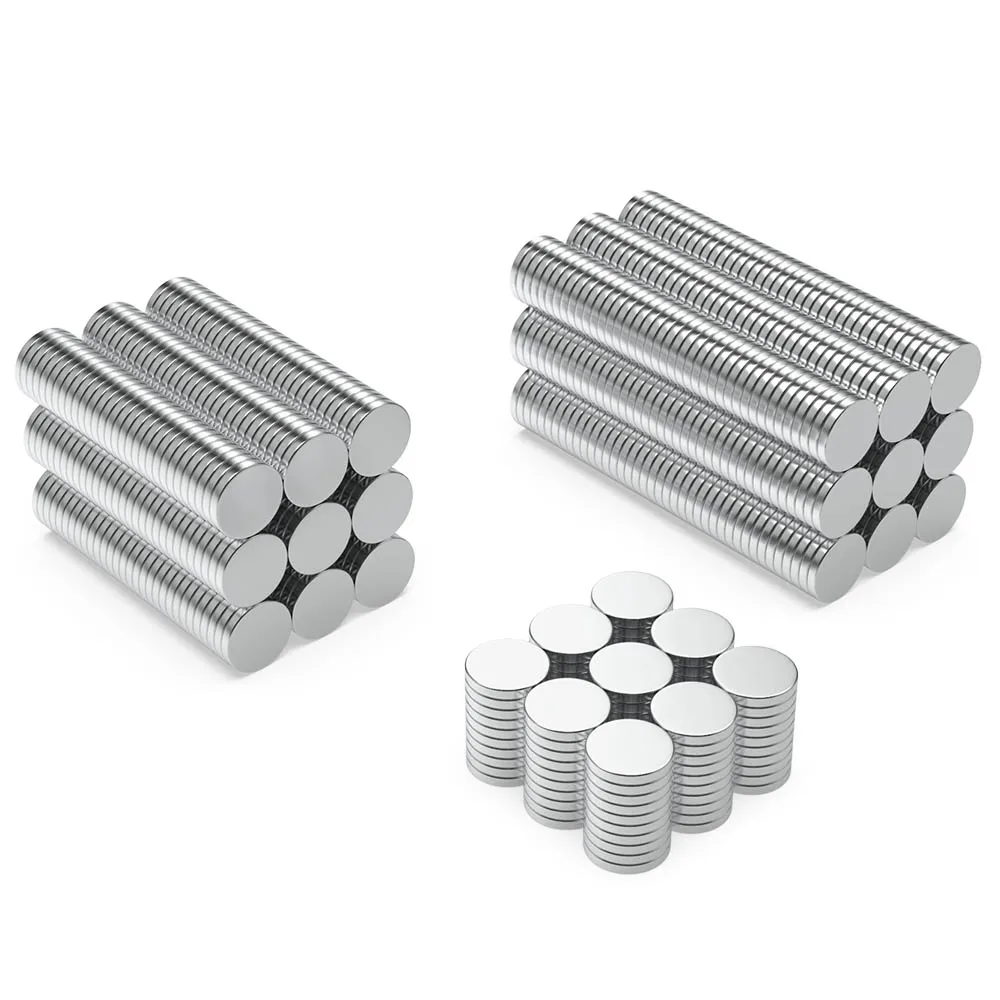 12x2mm N35 Ímã de neodímio super forte redondo NdfeB Ímãs magnéticos permanentes poderosos ímãs de geladeira 12*2