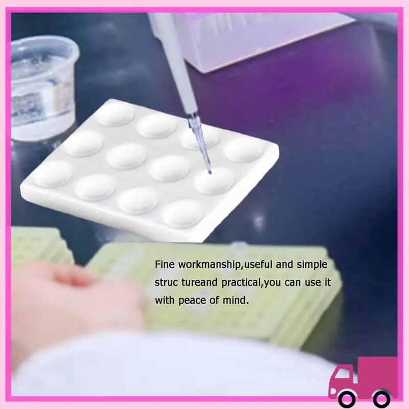

Compact 12 Pack Spot Plates - Reaction Plate-12 Wells,Polypropylene