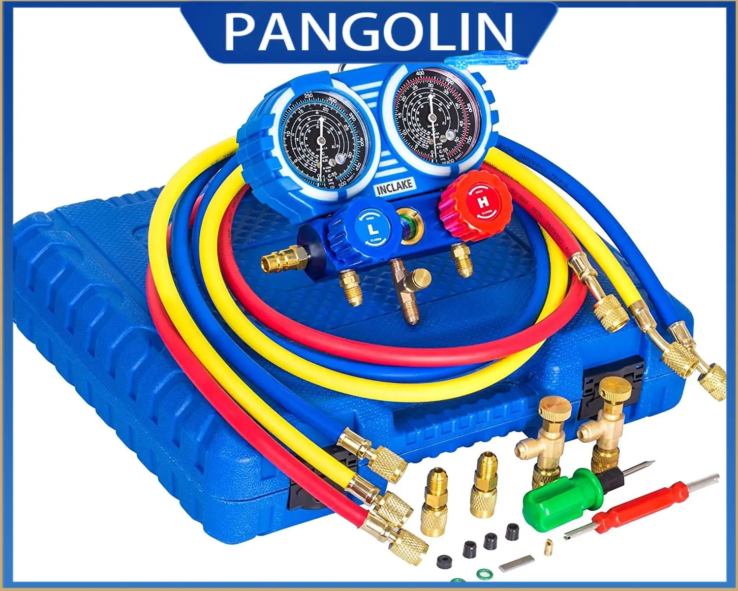 

Набор манометров коллектора PANGOLIN, набор диагностических инструментов кондиционера с точной считыванием давления для систем HVAC, обслуживание и ремонта потребности