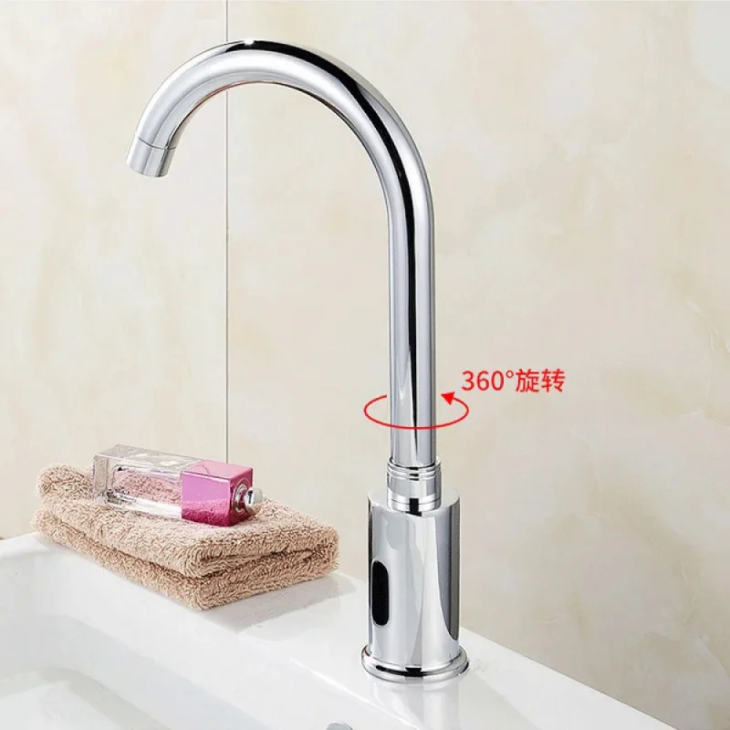 Intelligent Automatic Sensor Mixer Infrared Control Brass Induction Touchless Hand Washing Device