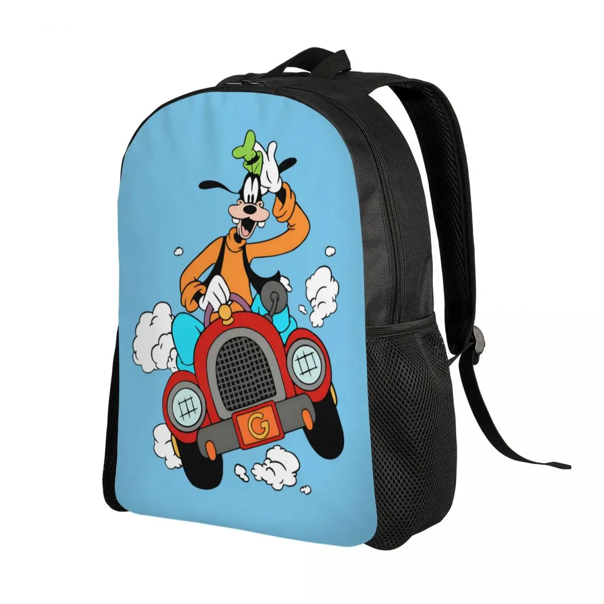 Aangepaste Goofy Reisrugzak Dames Heren School Laptop Boekentas Cartoons Student Dagrugzak Tassen