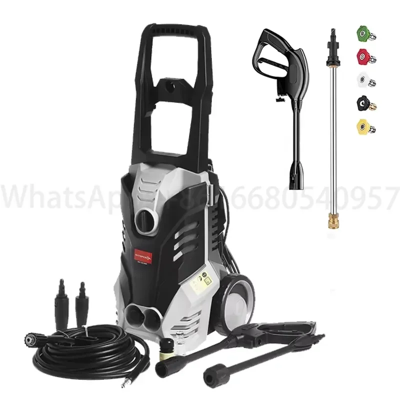 New Electric Handheld High Pressure Washer 1800W 160Bar for Car Outdoor Use Plastic 1 Year Warranty