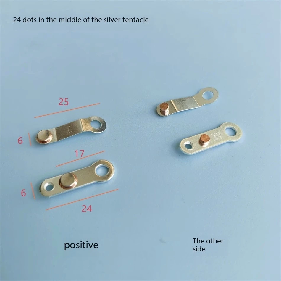Thickened Silver Contact Piece Electric Faucet Repair Parts - Durable Replacement for Smooth Operation