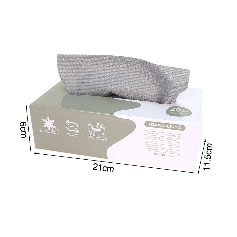 Kitchen Cleaning Cloth Boxed Dispensing Cloth For Cleaning Dishes Colorful Kitchen Accessory Compact And Functional