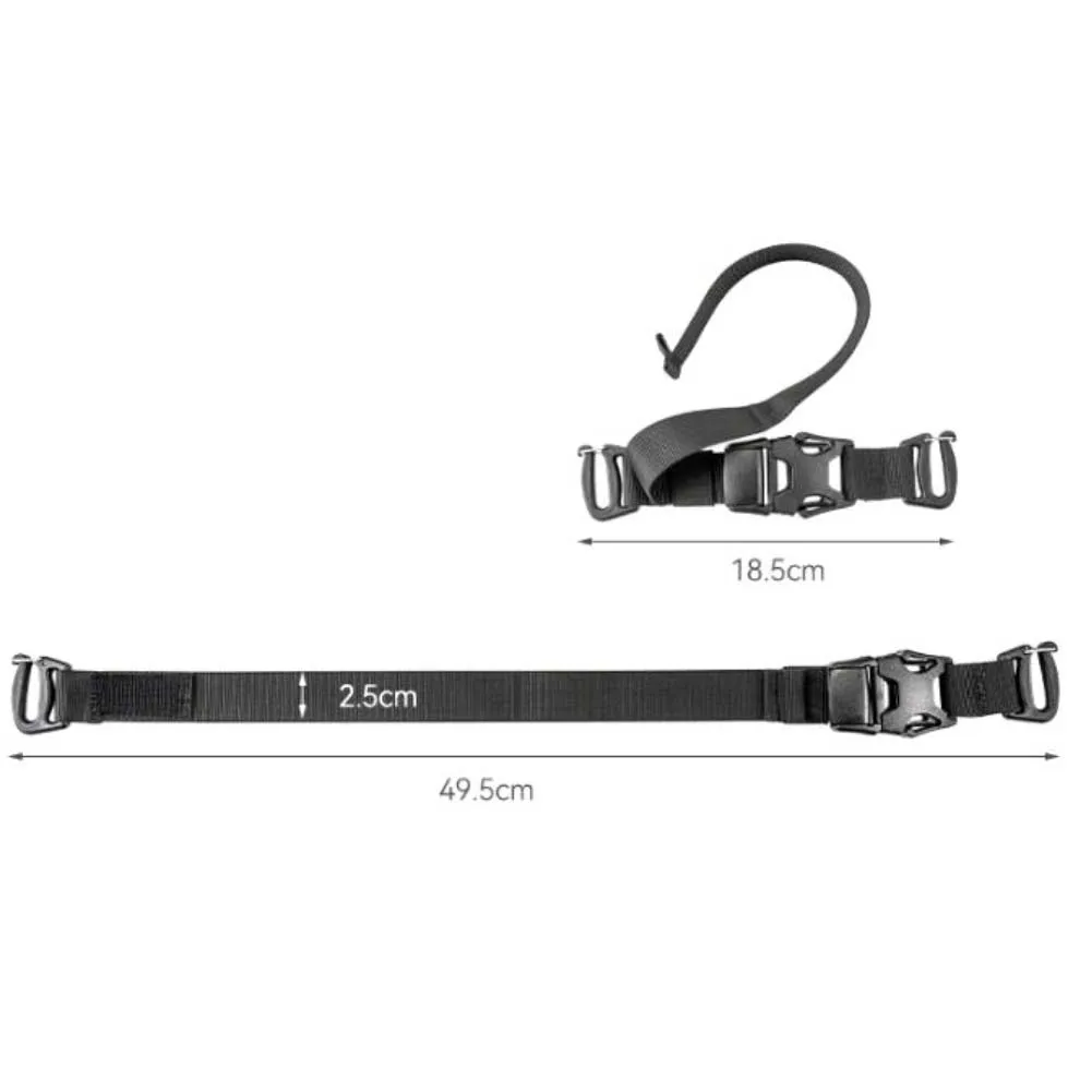 2Pcs Adjustable Buckle Packing Straps for Outdoor Luggage with Secure Closure for Camping Travel Gear and Bundle Organization