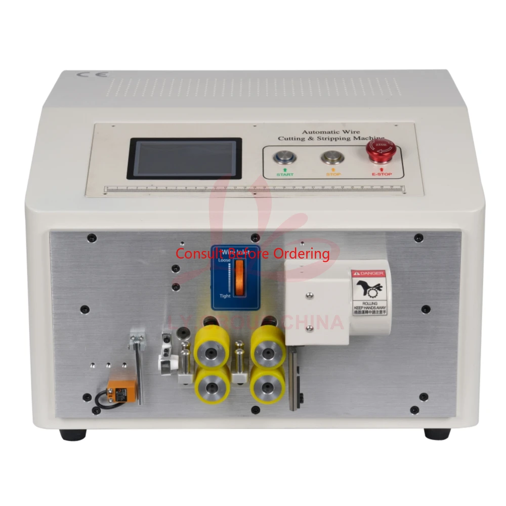 SWT-608-QG-4S التلقائي سلك أنبوب التغطيه آلة قطع الأنابيب لقطع كابل الأسلاك تجريد آلات تقشير 220 فولت 110 فولت
