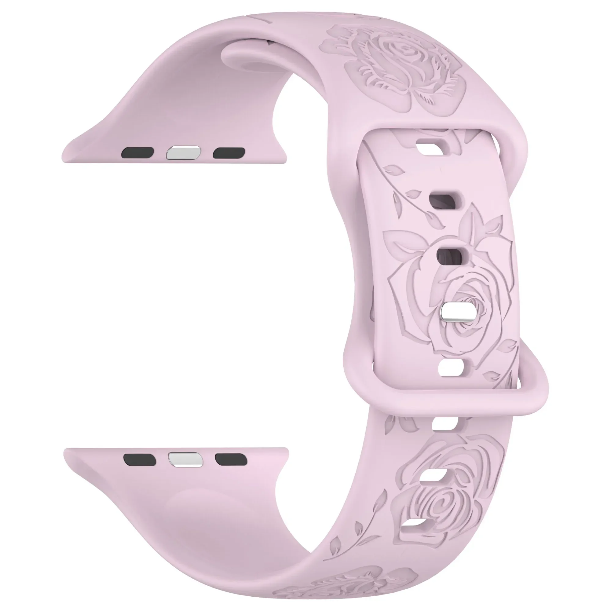 Silicone Strap for Apple Watch 11 10 9 8 7 Band 42mm 46mm 45mm 41mm Ultra 3 2 1 49mm Pattern Bracelet iWatch 6 5 4 SE 40mm 44mm