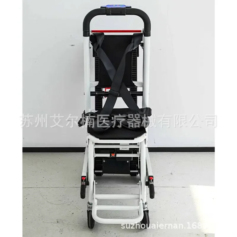 Electric Stair Climbing Wheelchair for Home Use Assisting Elderly and Disabled People to Go Up and Down Stairs Safely