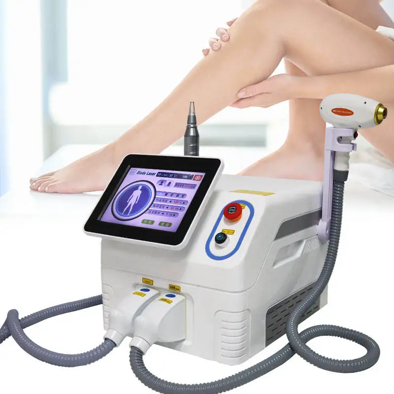 Ice Diode Laser 755 808 1064nm Triple Wavelength Hair Removal Machine Laser Diode 808 Diode Laser Hair Removal Machine