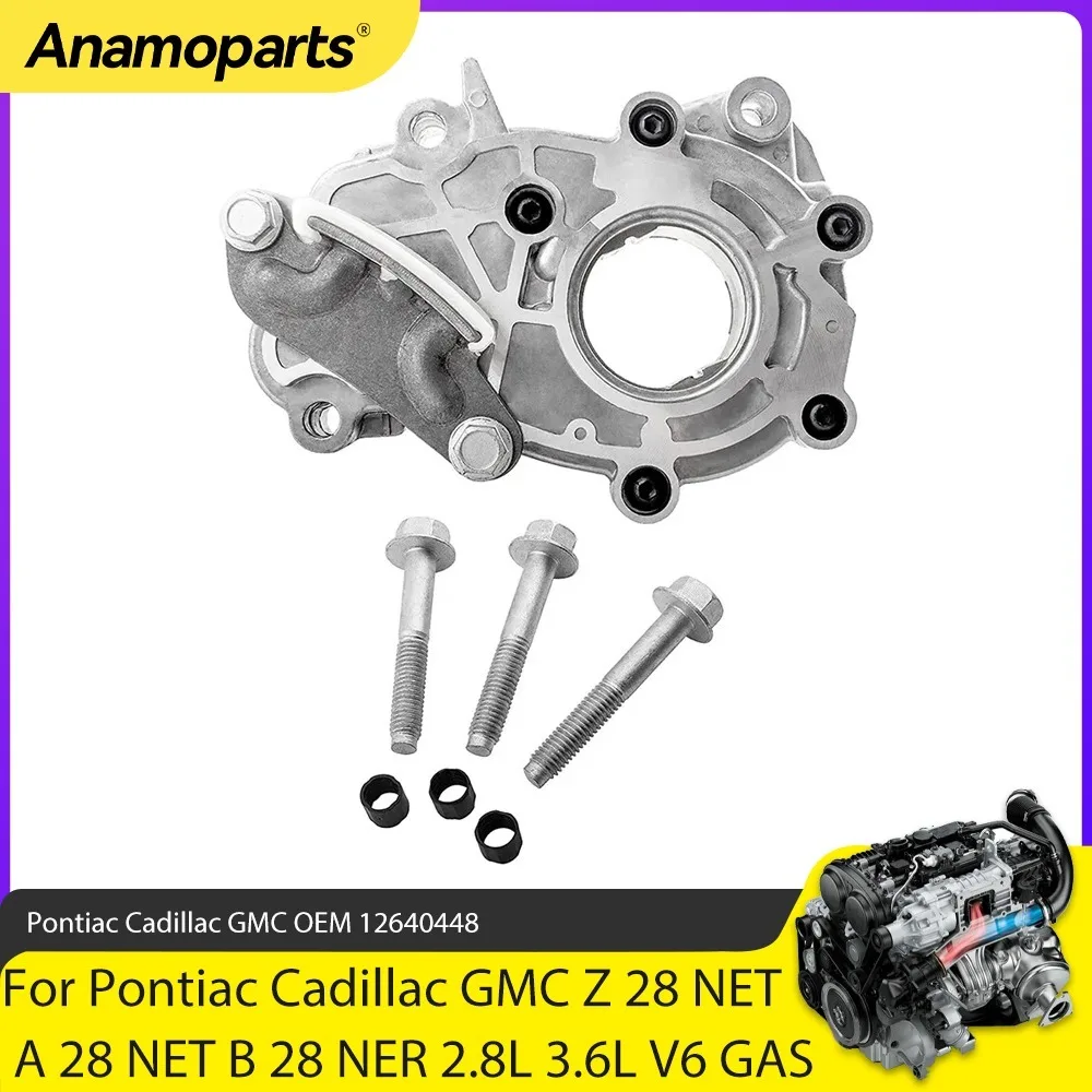 

Engine Parts Oil Pump Fit 2.8 3.6 L For Buick Cadillac Acadia 9-4X GMC Chevrolet Saab Suzuki Pontiac 2.8L 3.6L V6 GAS 12640448