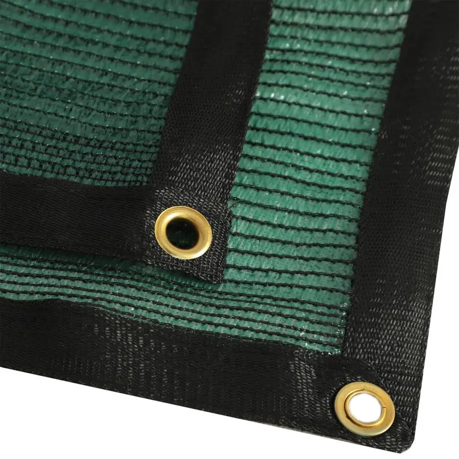 

Green Shade Cloth with Grommets, 12 FT X 18 FT Premium Heavy Duty Shade Cover, UV Blocking Mesh Tarp for Garden, Patio Plants Co