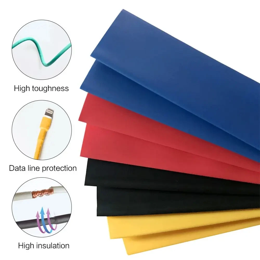 328pcs/530 Set Polyolefin Shrinking Assorted Heat Shrink Tube Wire Cable Insulated Sleeving Tubing Set 2:1Waterproof pipe sleeve